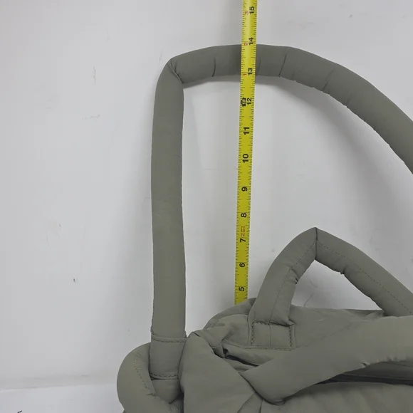 Knot-Accent Olive Green Women’s Shoulder Bag - Picture 16 of 16